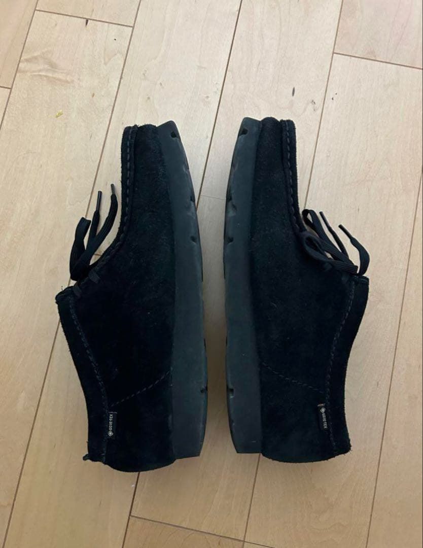 靴 clarks Wallabee gtx black 26cm UK7.5