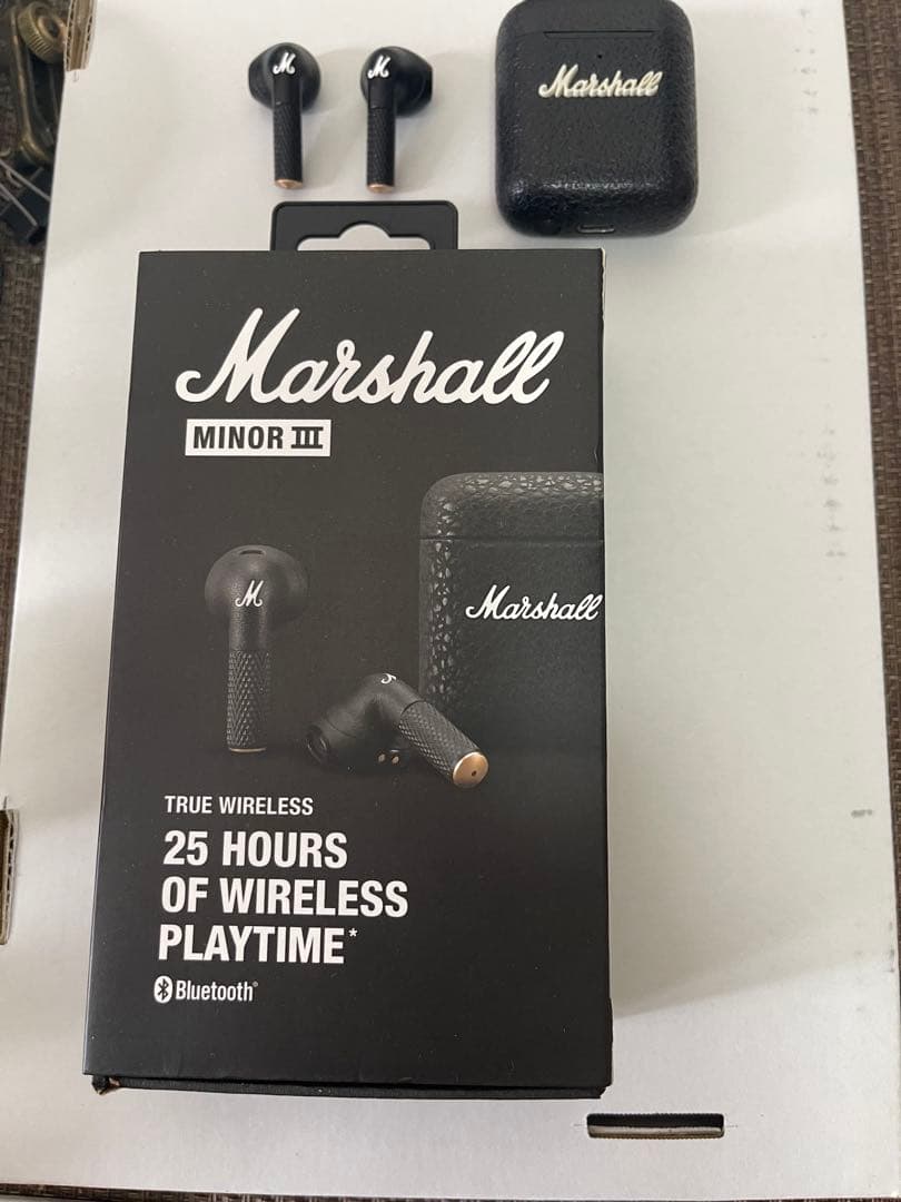 値下げ！　Marshall Minor III マーシャル ワイヤレスイヤホン