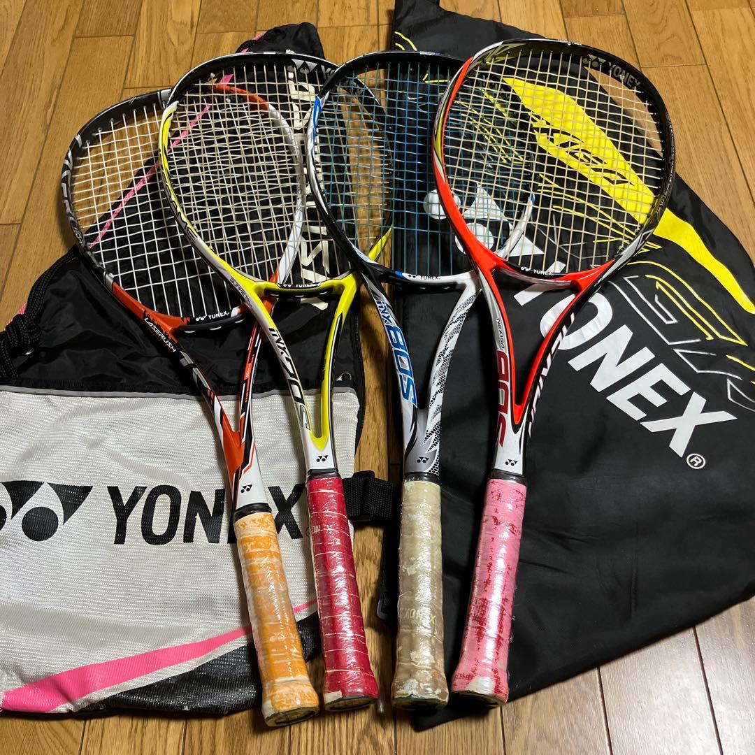 み*う様 4本セット ソフトテニスラケット NEXIGA i-NEXTAGE