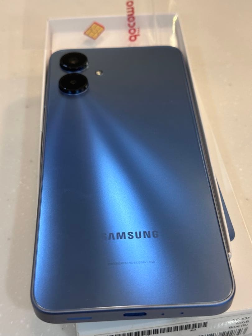 Samsung Galaxy A25 5G 青色 本体