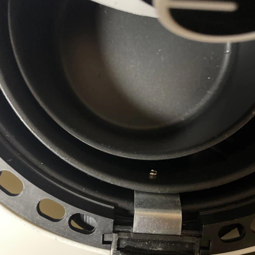 ◆中古品◆ホワイト 電気フライヤー 2つの温度設定　13-624