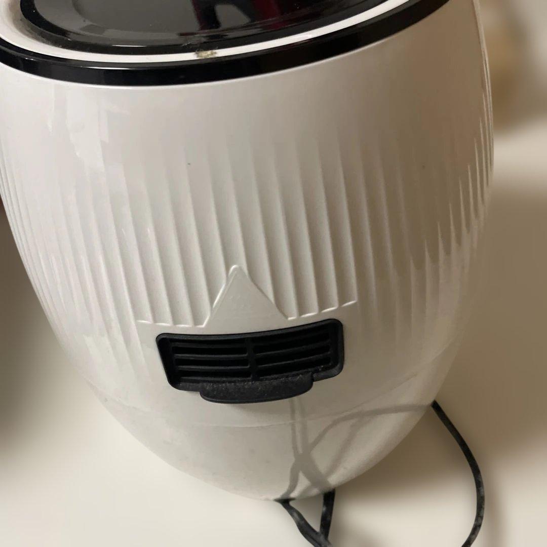 ◆中古品◆ホワイト 電気フライヤー 2つの温度設定　13-624