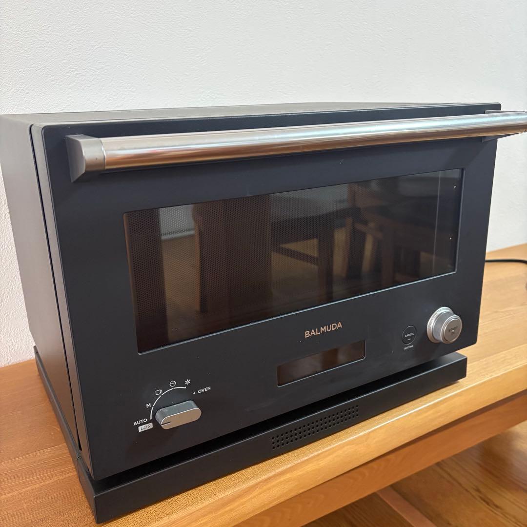 【ジャンク品】美品BALMUDA K04A-BK オーブンレンジ（匿名配送）