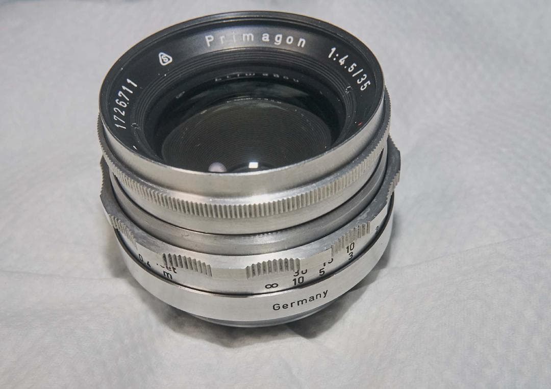 フレアが特徴 Meyer Primagon 35mm F4.5 M42改造