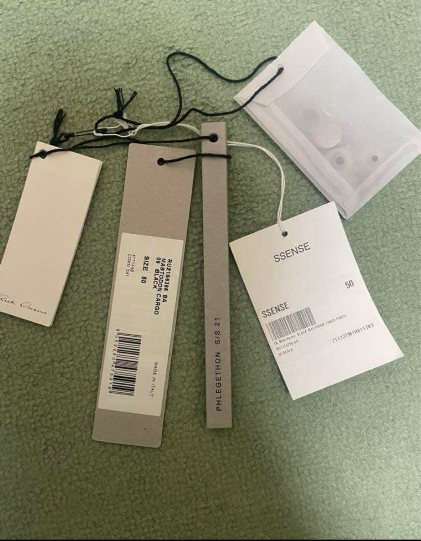 大佛　Rick owens cargo mastodon Black