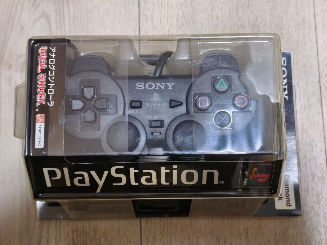 未使用 PS アナログコントローラー ダイヤモンドブラック SCPH-1200