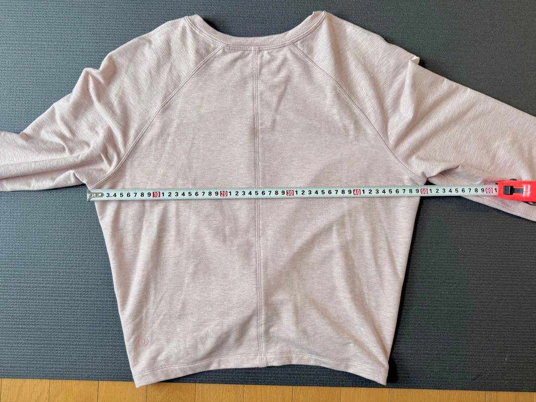 Lululemon ベビーピンク 長袖 ヨガウェア