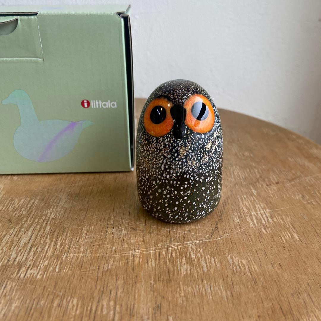 イッタラ　ふくろう　 リトルバーンオウル　ブラウン　scope バード　ひな