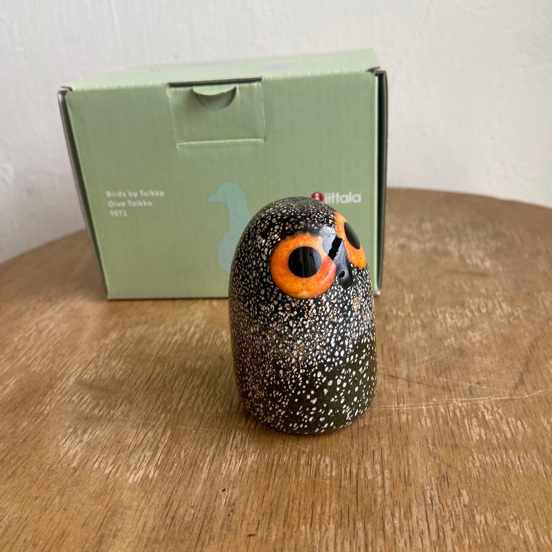 イッタラ　ふくろう　 リトルバーンオウル　ブラウン　scope バード　ひな