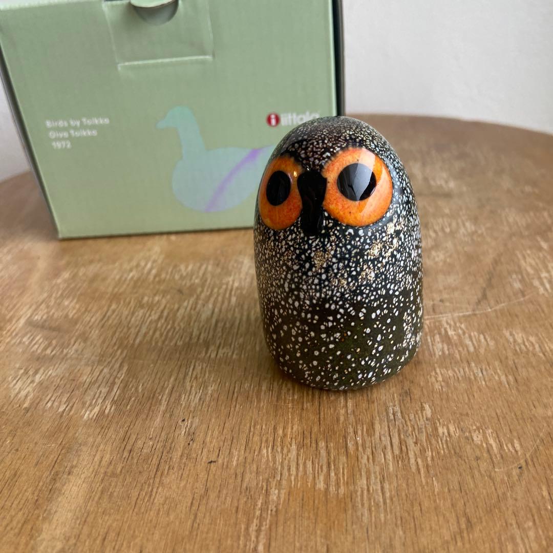 イッタラ　ふくろう　 リトルバーンオウル　ブラウン　scope バード　ひな