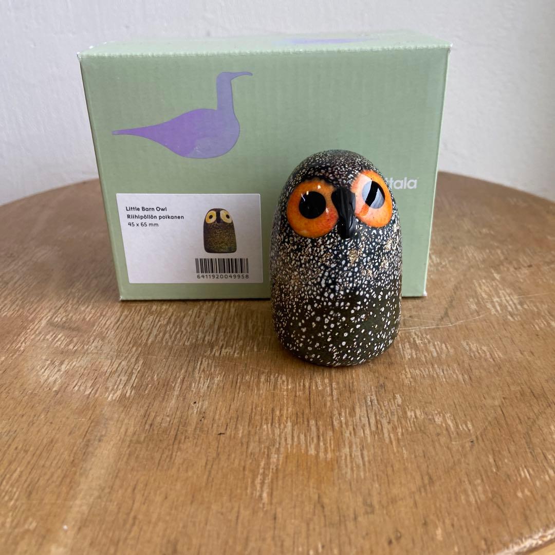 イッタラ　ふくろう　 リトルバーンオウル　ブラウン　scope バード　ひな