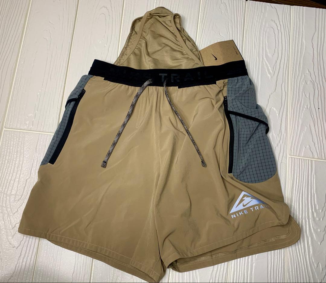 Nike Trail ベージュ Tシャツ ショートパンツ セット M