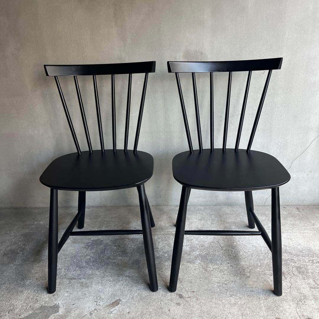 FDB モブラー J46 チェア グレー 北欧チェア　2脚セット