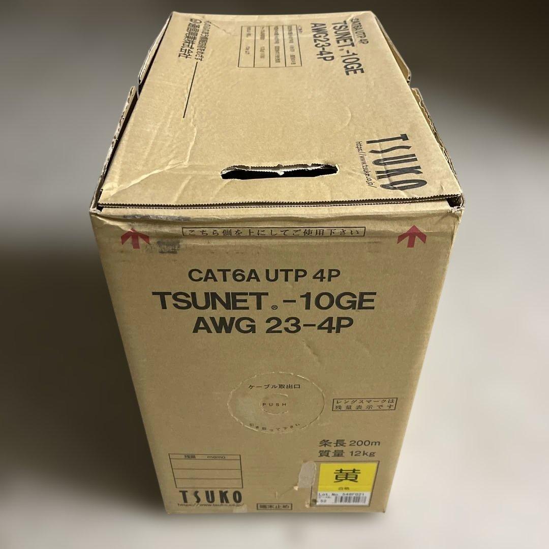 TSUNET -10GE CAT6A UTP 4P LANケーブル 200m