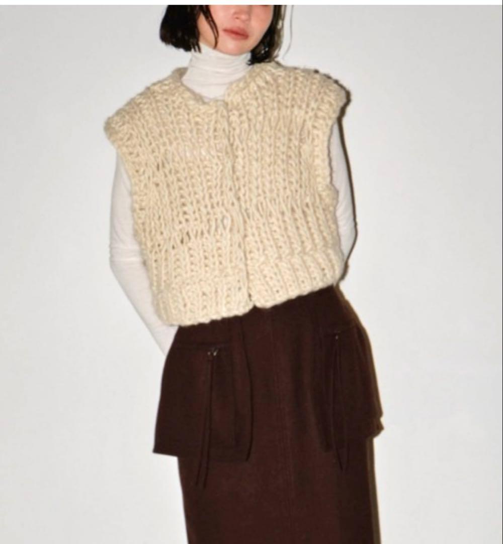 TODAYFUL チャンキー ハンドニット ニット　ベスト