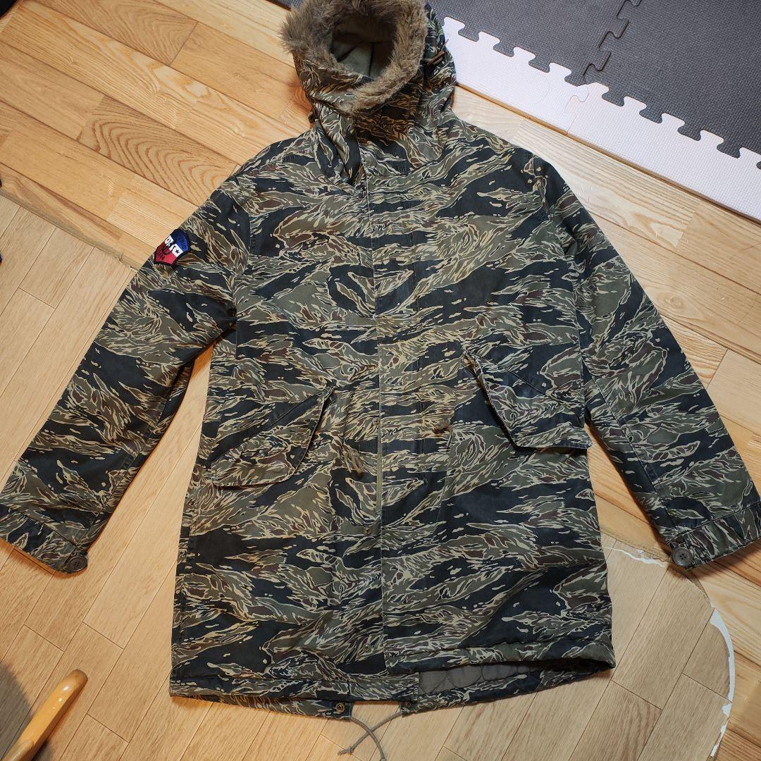 hysterical glamour迷彩柄 フード付き ミリタリージャケット