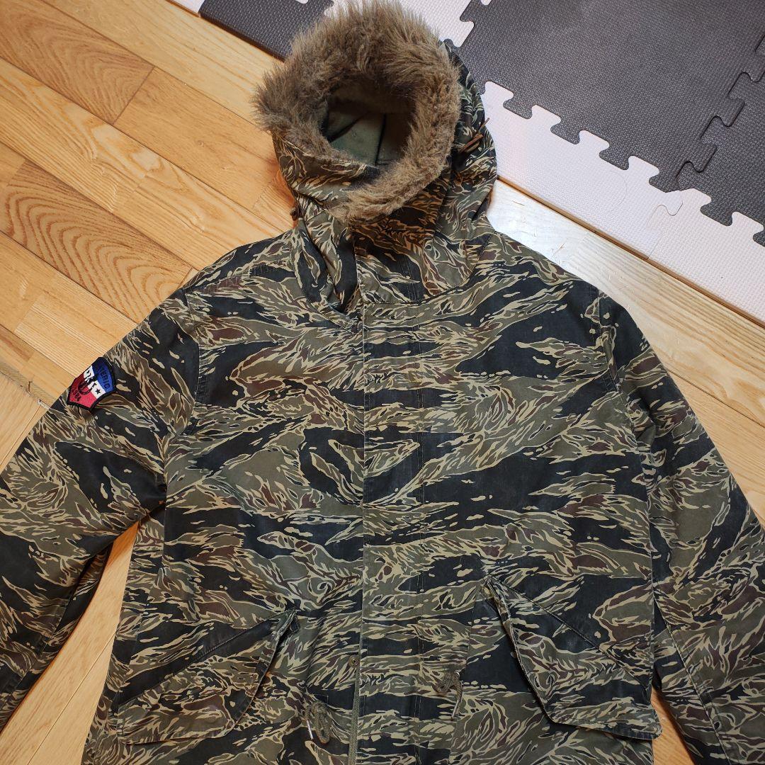 hysterical glamour迷彩柄 フード付き ミリタリージャケット