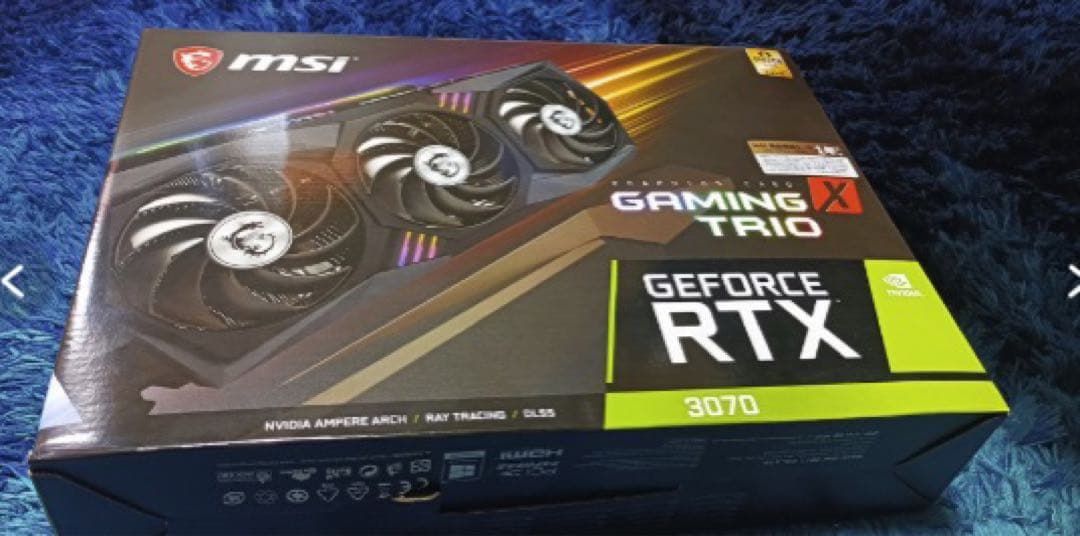MSI RTX 3070 GAMING X TRIO (動作未確認品)