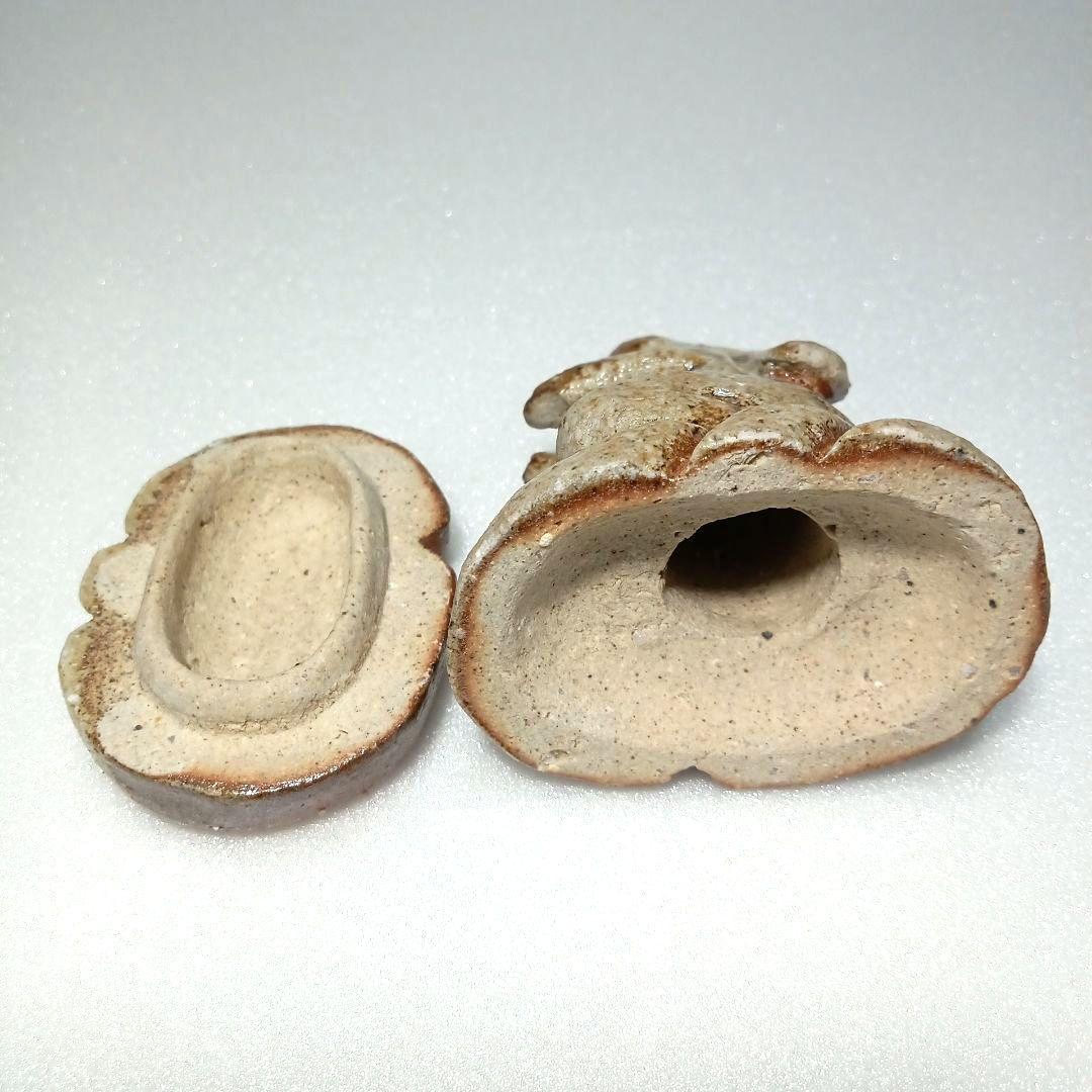 茶道具 香合 (卯) ４代 楽斎 信楽焼