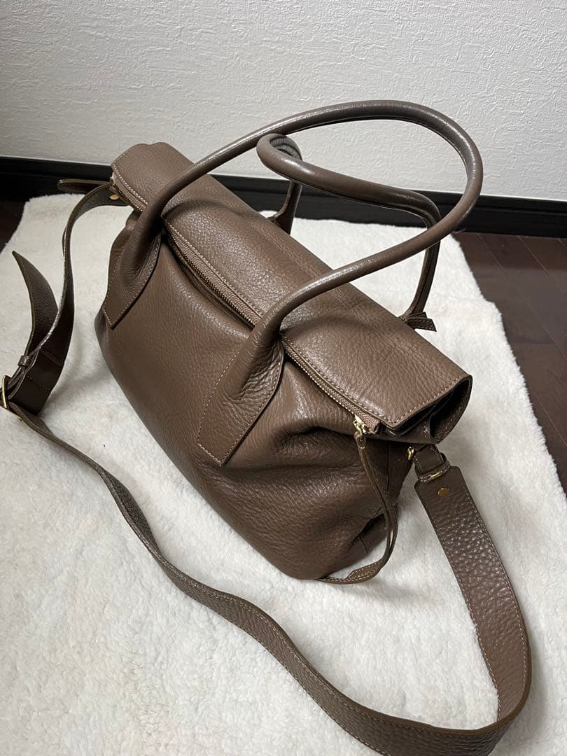 【極美品】Beato Rosso レザー　ビジネス　トートバッグ 2way 茶色