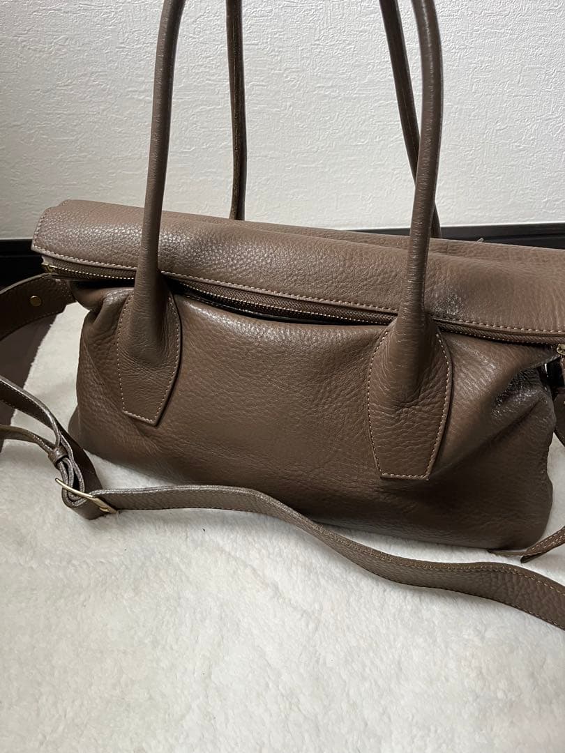 【極美品】Beato Rosso レザー　ビジネス　トートバッグ 2way 茶色