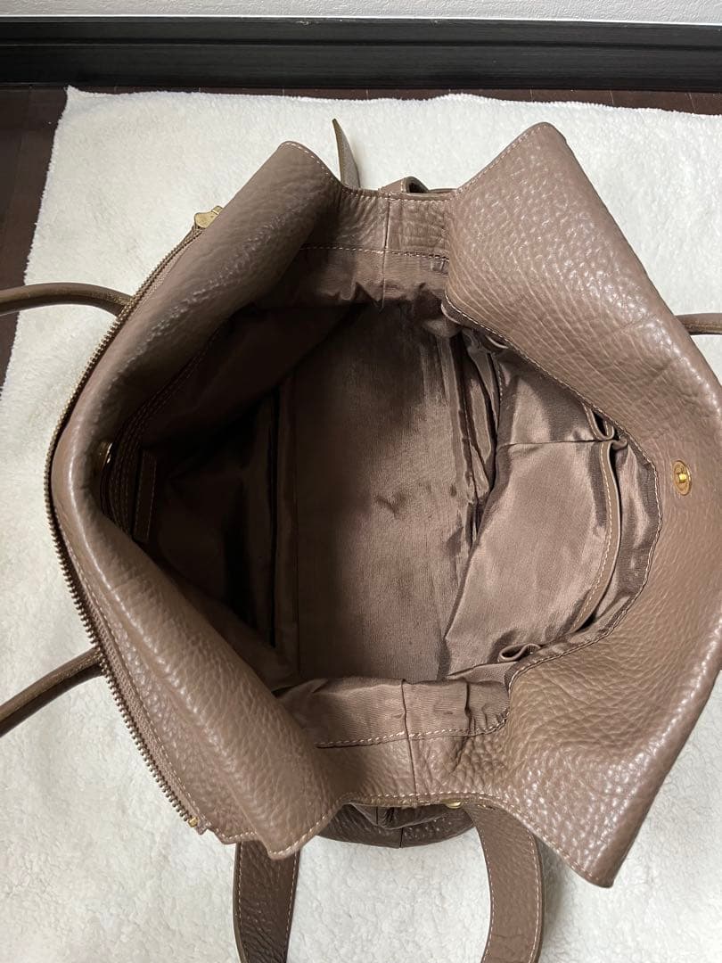 【極美品】Beato Rosso レザー　ビジネス　トートバッグ 2way 茶色