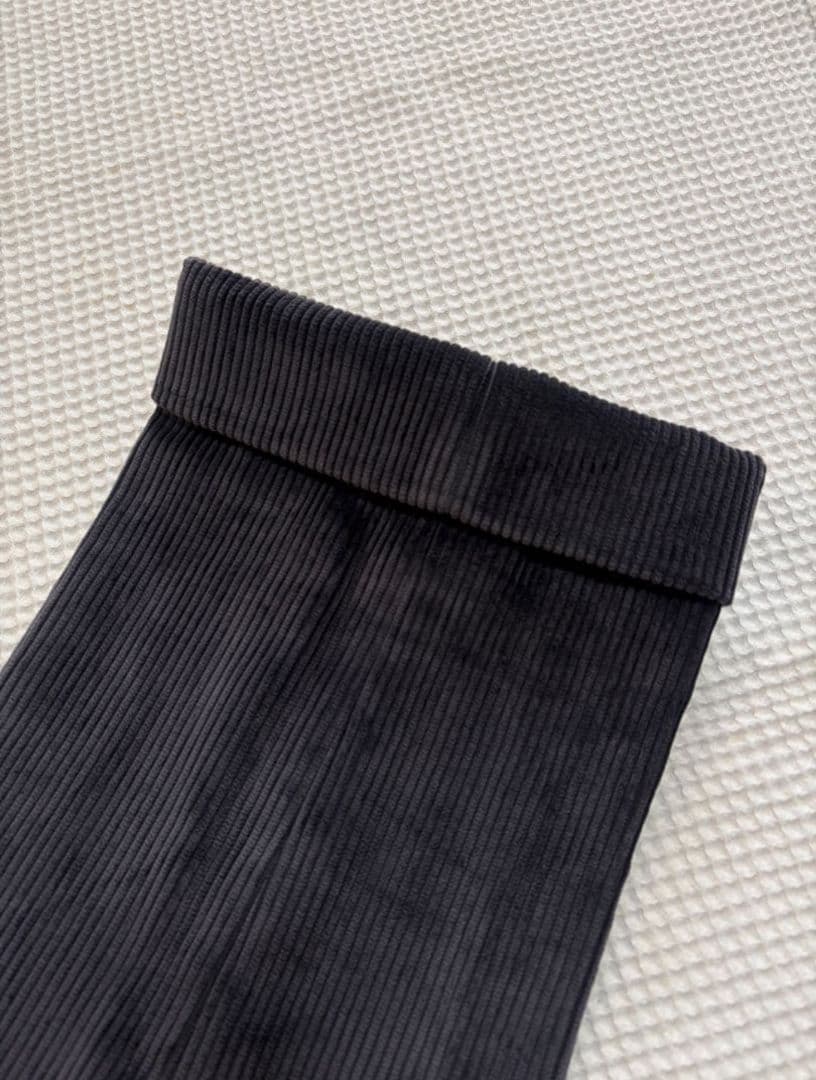 新品　コーディングスCORDINGS　グレーコーデュロイスラックス サイズ３２