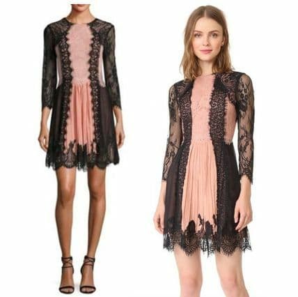 仲里依紗さん着用　アリスアンドオリビアalibe+olivia レースワンピース