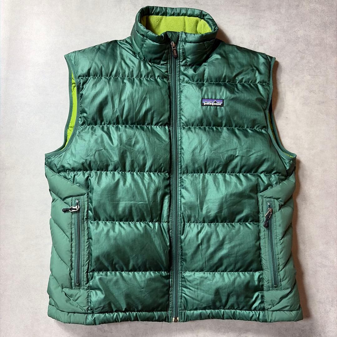 00s Patagonia パタゴニア ダウンベスト グリーン M