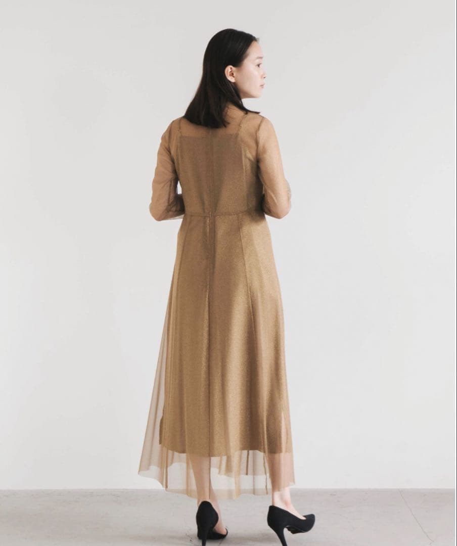 【kaene】ラメチュールメロウワンピース