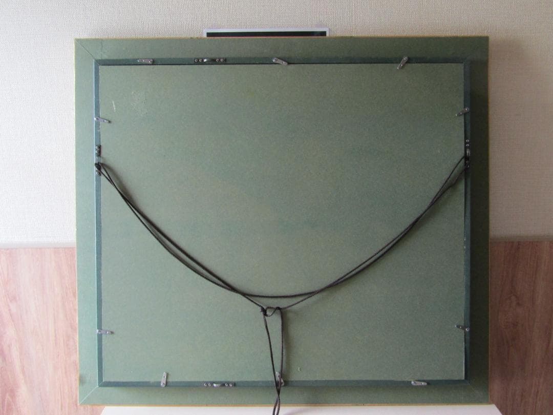 絵画　油絵　ルームインテリア　色とりどりの魚の絵画