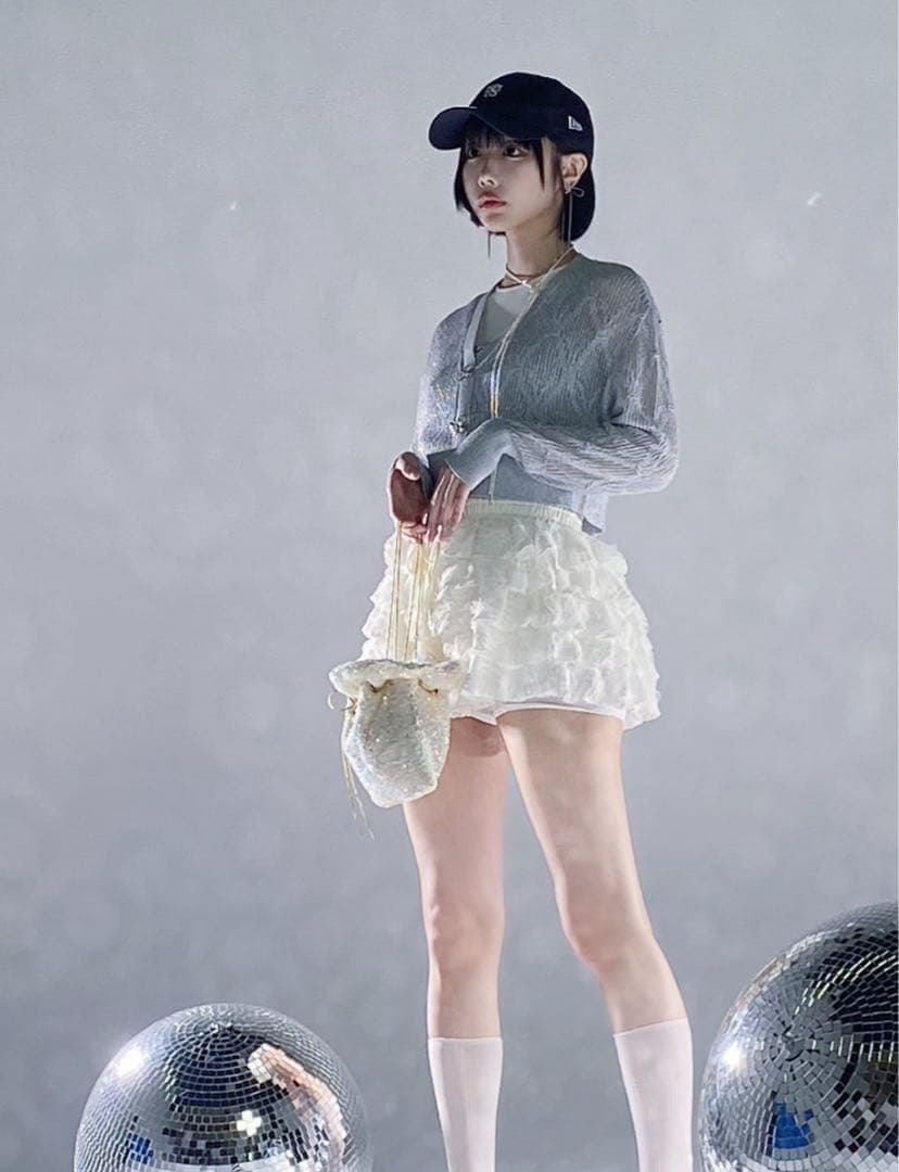 snidelあのちゃん着用♡ フリルティアードスカショーパン ♡可愛い