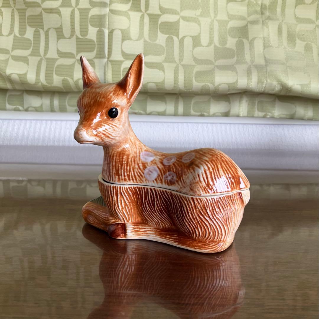 ミッシェル・コーガン　鹿　パテポット　テリーヌポット　フランス　ヴィンテージ