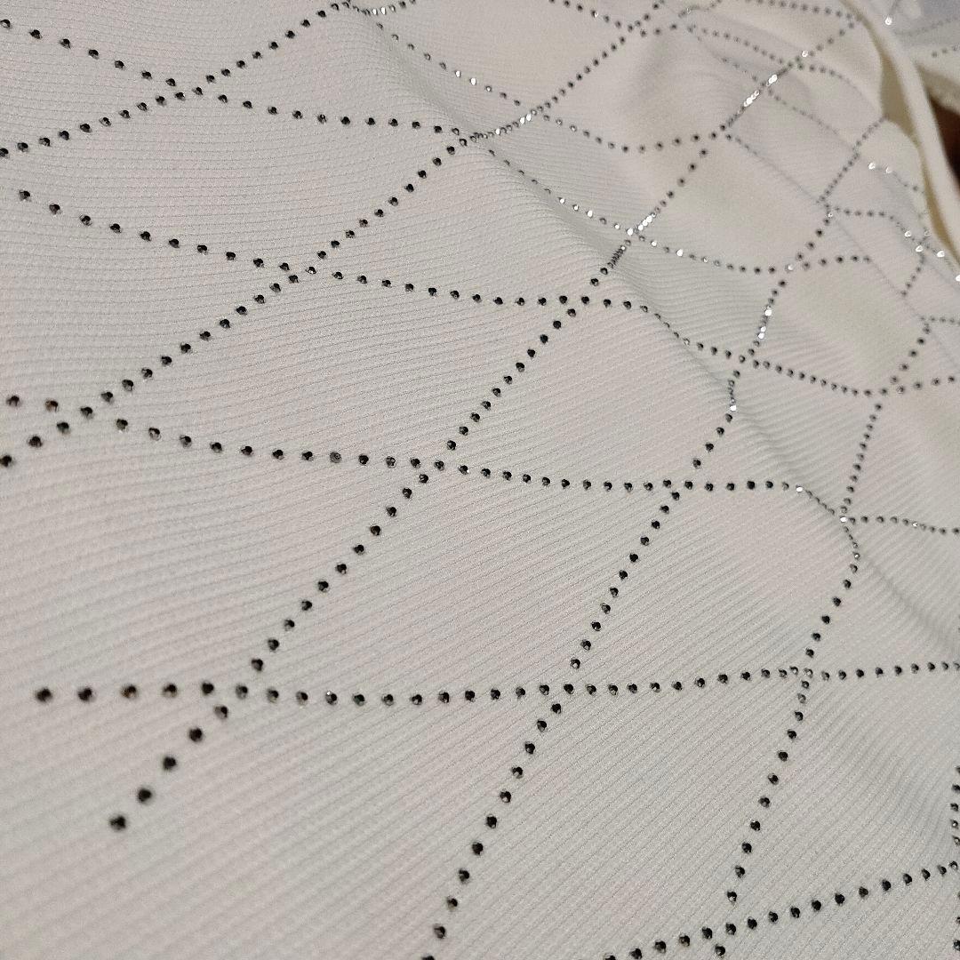 ROBE de FLEURS/ローブドフルール ウエストカットストーンリブニット