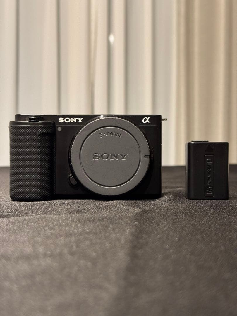 【美品・即発送】SONY ZV-E10 本体＋純正バッテリー付 ミラーレス一眼