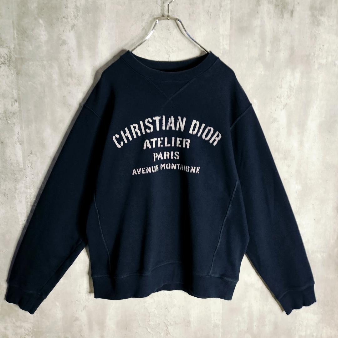 Dior ATELIER ディオール アトリエ ロゴ スウェット XL ネイビー