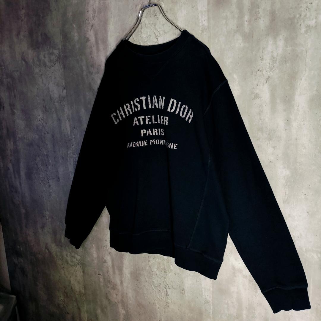 Dior ATELIER ディオール アトリエ ロゴ スウェット XL ネイビー