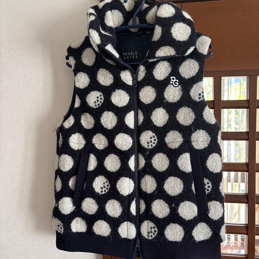 PEARLY GATES パーリーゲイツ　ドット柄 ベスト サイズ1