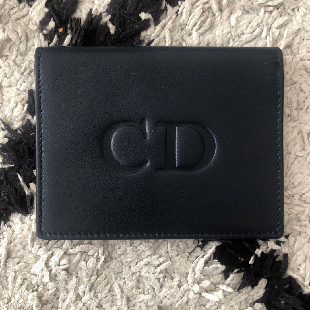Christian Dior 名刺入れ 黒 赤