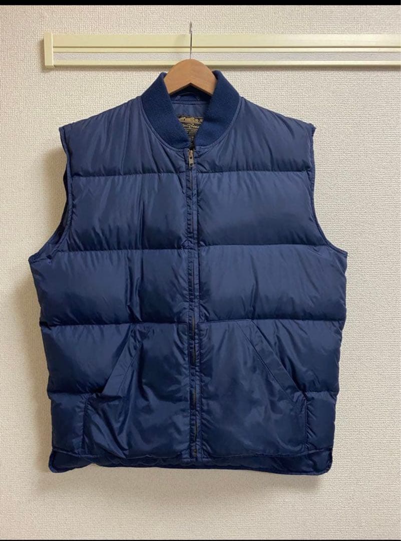 エディーバウアー　Eddie Bauer ダウンベスト　 ネイビー