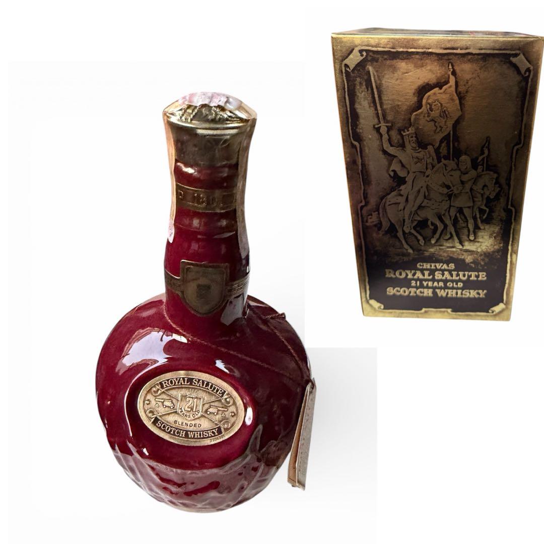 未開栓箱入り Salute 21 ウイスキーロイヤルサルート21年