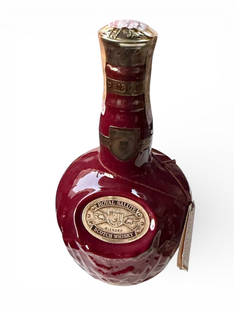 未開栓箱入 Salute 21 ウイスキーロイヤルサルート赤陶器21年
