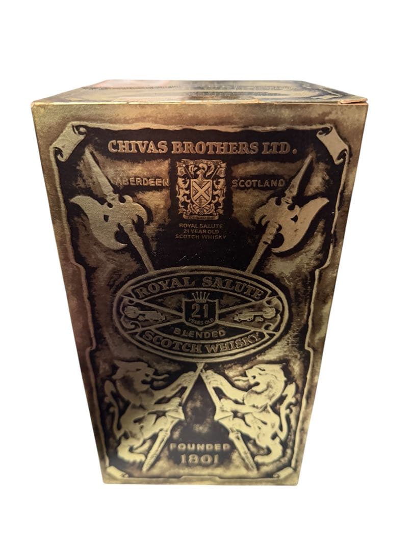 未開栓箱入 Salute 21 ウイスキーロイヤルサルート赤陶器21年