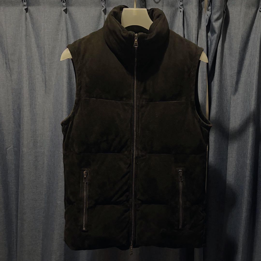 EMMETI ゴートスキンスエード ダウンベスト 44