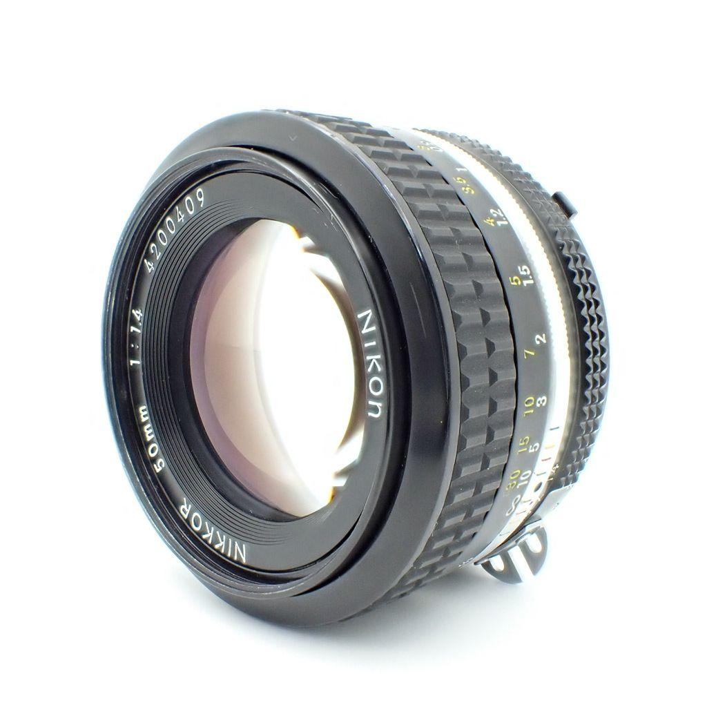 【動作確認済】Nikon Ai 50mm f1.4 初期保証&純正付属品付