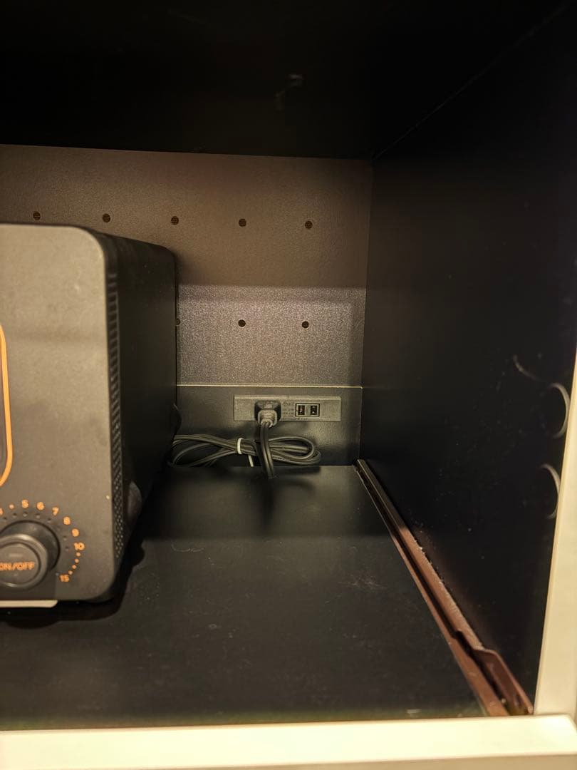 【値下げ】食器棚　カップボード　ブラックxホワイト