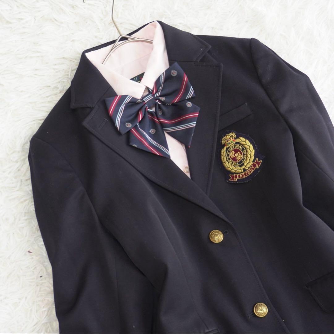 イーストボーイ フォーマル 4点セット 制服 紺ブレ エンブレム 卒服 9号