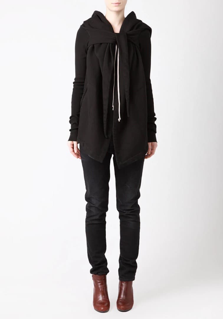 RICK OWENS ドレープ　スウェット　パーカー　ジャケット　カーディガン