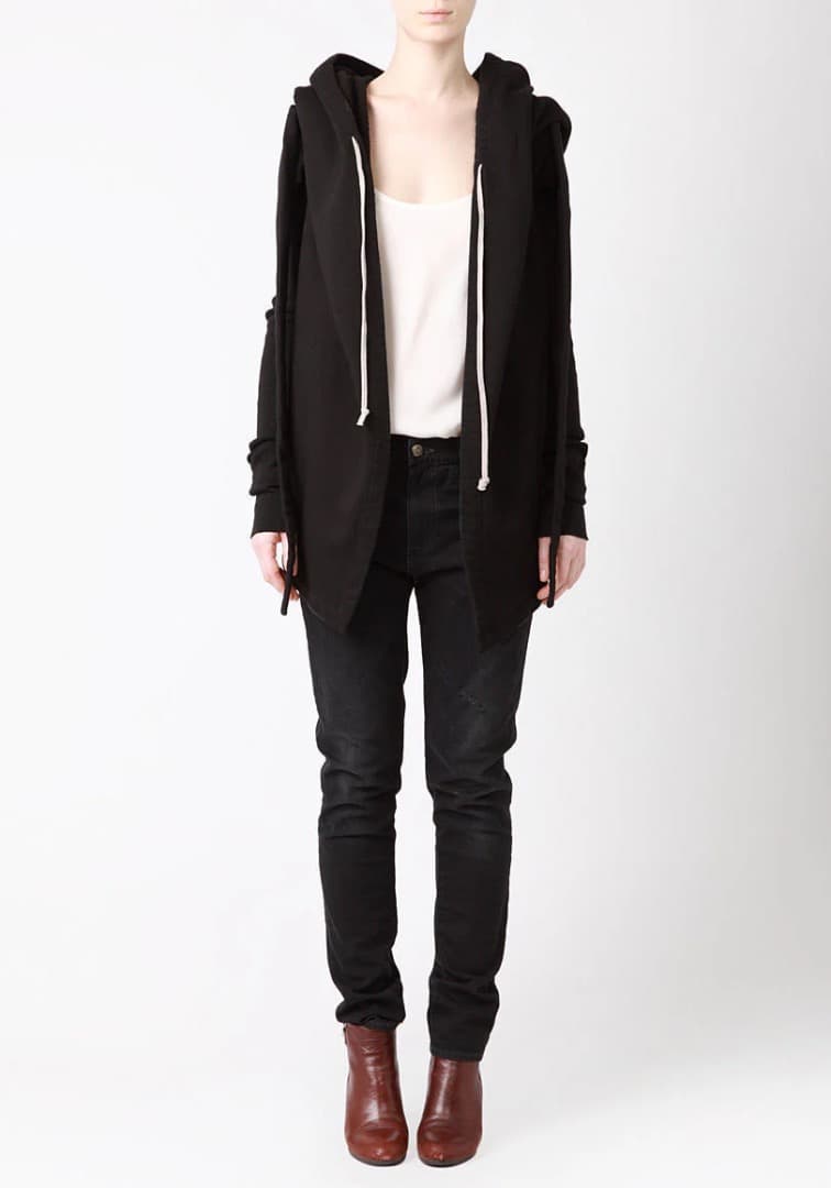 RICK OWENS ドレープ　スウェット　パーカー　ジャケット　カーディガン