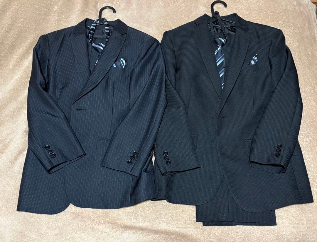 卒業式　フォーマルスーツセット　２セット　160センチ　双子　男の子